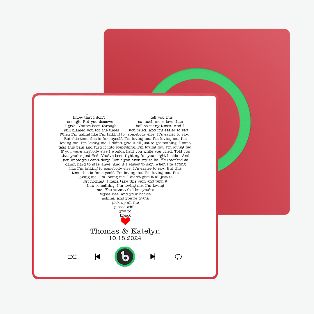 Custom Music Fridge Magnet Lyrics Photo Sticker New 4.0 Upgrade Music Wall Photo Sticker That Plays Music Without Cell Phone Couple Gifts - 