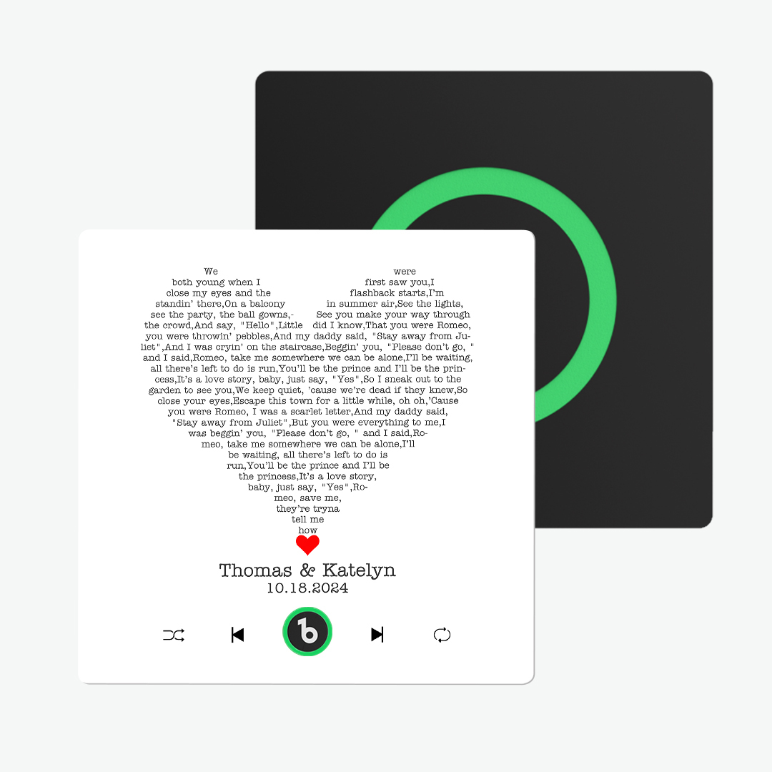 Custom Music Fridge Magnet Lyrics Photo Sticker New 4.0 Upgrade Music Wall Photo Sticker That Plays Music Without Cell Phone Couple Gifts - 