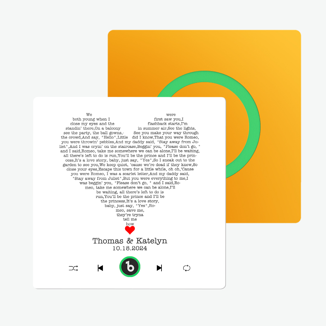 Custom Music Fridge Magnet Lyrics Photo Sticker New 4.0 Upgrade Music Wall Photo Sticker That Plays Music Without Cell Phone Couple Gifts - 