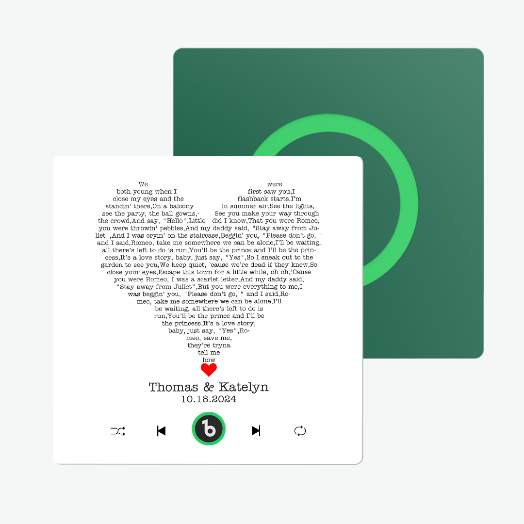 Custom Music Fridge Magnet Lyrics Photo Sticker New 4.0 Upgrade Music Wall Photo Sticker That Plays Music Without Cell Phone Couple Gifts - 