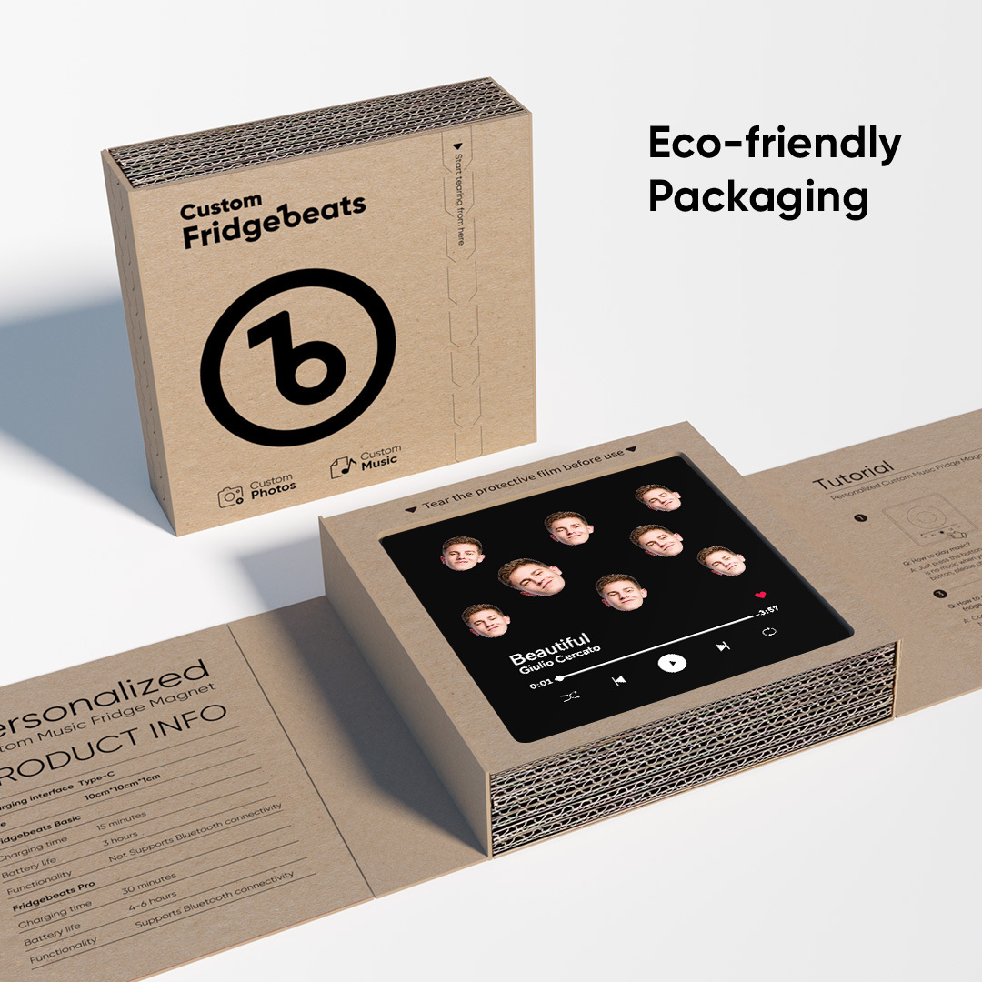 Custom Music Fridge Magnet  Custom Face Fridge Magnet Colorful Frame Album Fridge Magnet Music Wall Photo Sticker Gift for Couple - 