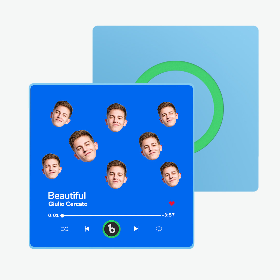 Custom Music Fridge Magnet  Custom Face Fridge Magnet Colorful Frame Album Fridge Magnet Music Wall Photo Sticker Gift for Couple - 