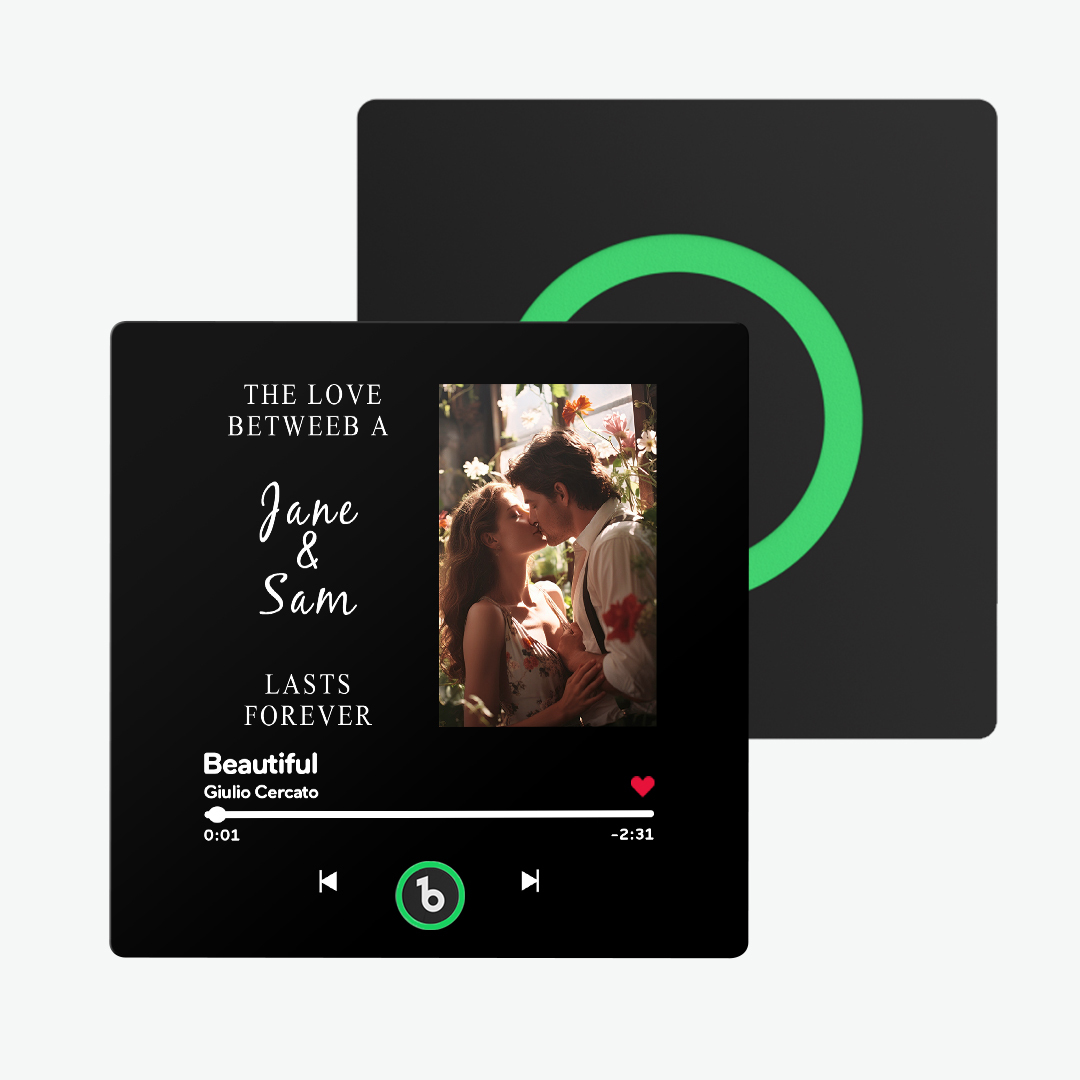 Custom Music Fridge Magnet Personalised Photo and Text New 4.0 Upgrade Multicolor Fridge Magnet Music Wall That Can Be Played Photo Sticker Music - 