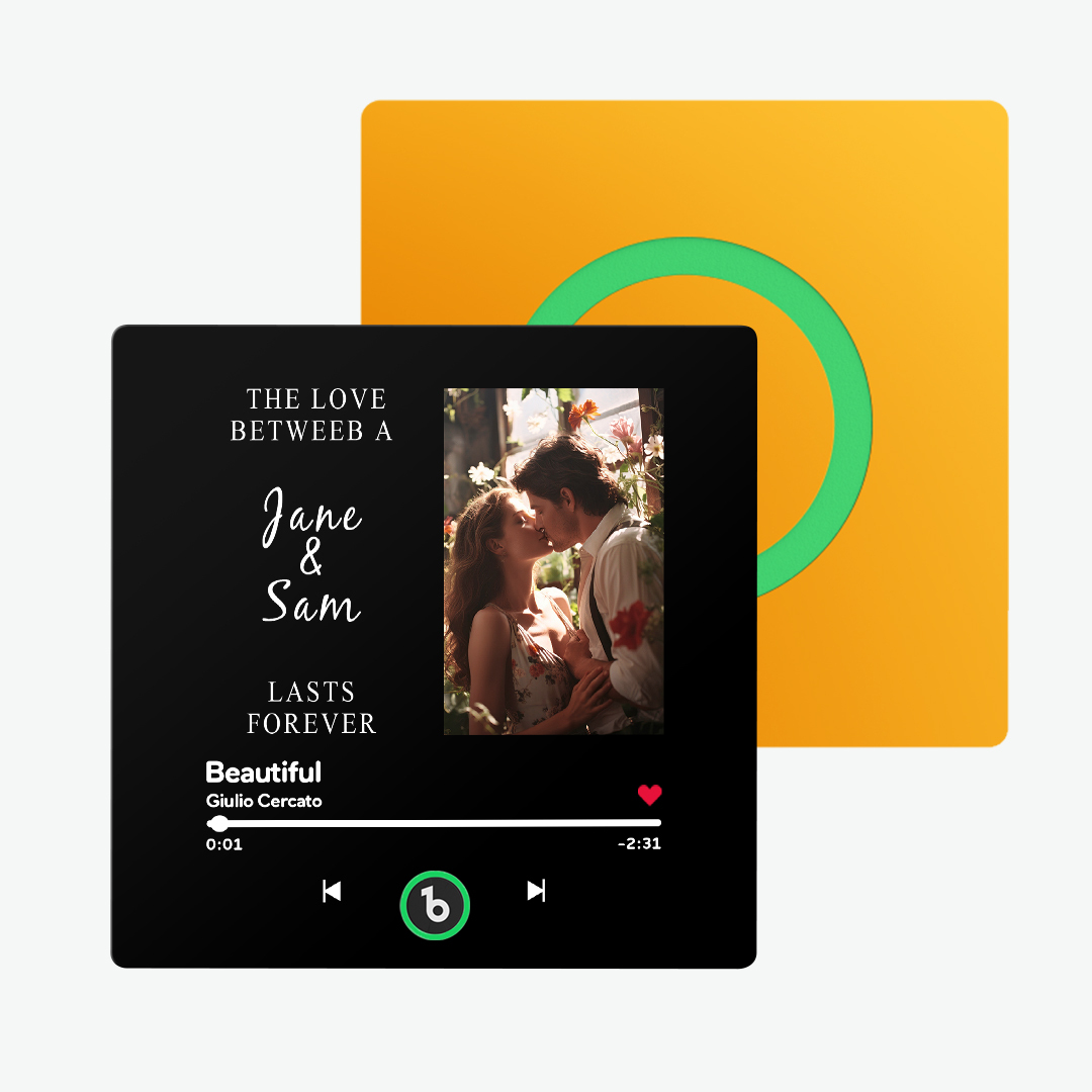 Custom Music Fridge Magnet Personalised Photo and Text New 4.0 Upgrade Multicolor Fridge Magnet Music Wall That Can Be Played Photo Sticker Music - 