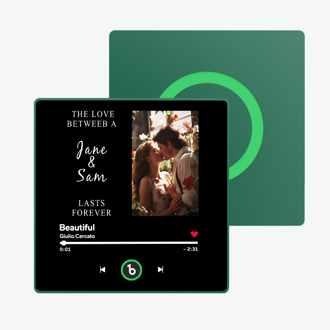 Custom Music Fridge Magnet Personalised Photo and Text New 4.0 Upgrade Multicolor Fridge Magnet Music Wall That Can Be Played Photo Sticker Music - 