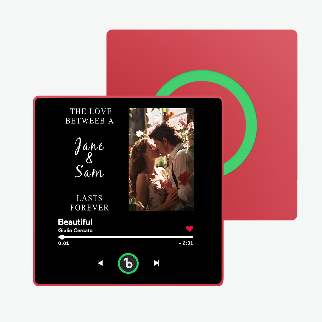 Custom Music Fridge Magnet Personalised Photo and Text New 4.0 Upgrade Multicolor Fridge Magnet Music Wall That Can Be Played Photo Sticker Music - 