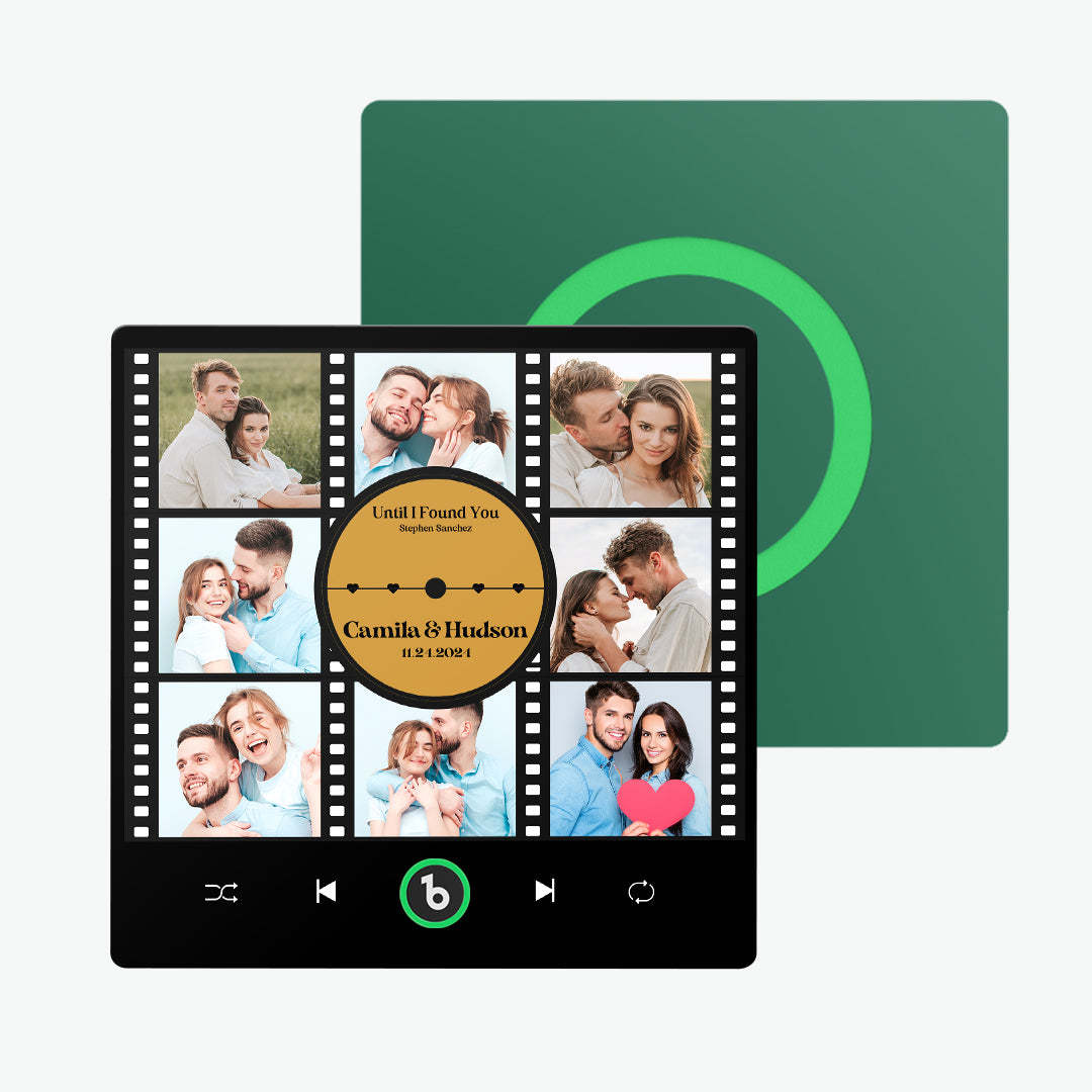 New 4.0 Upgrade Custom Music Fridge Magnet Film Photo Collage Style Fridge Magnet Gift for Lover - Get Photo Blanket