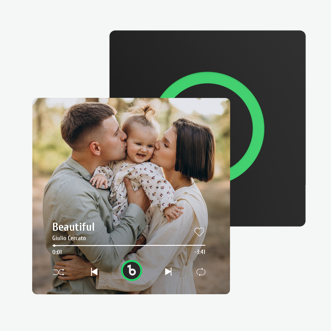 Custom Music Fridge Magnet New 4.0 Upgrade Colorful Frame Album Fridge Magnet Music Wall Photo Sticker Music Movement That Can Be Played Gift for Family - 