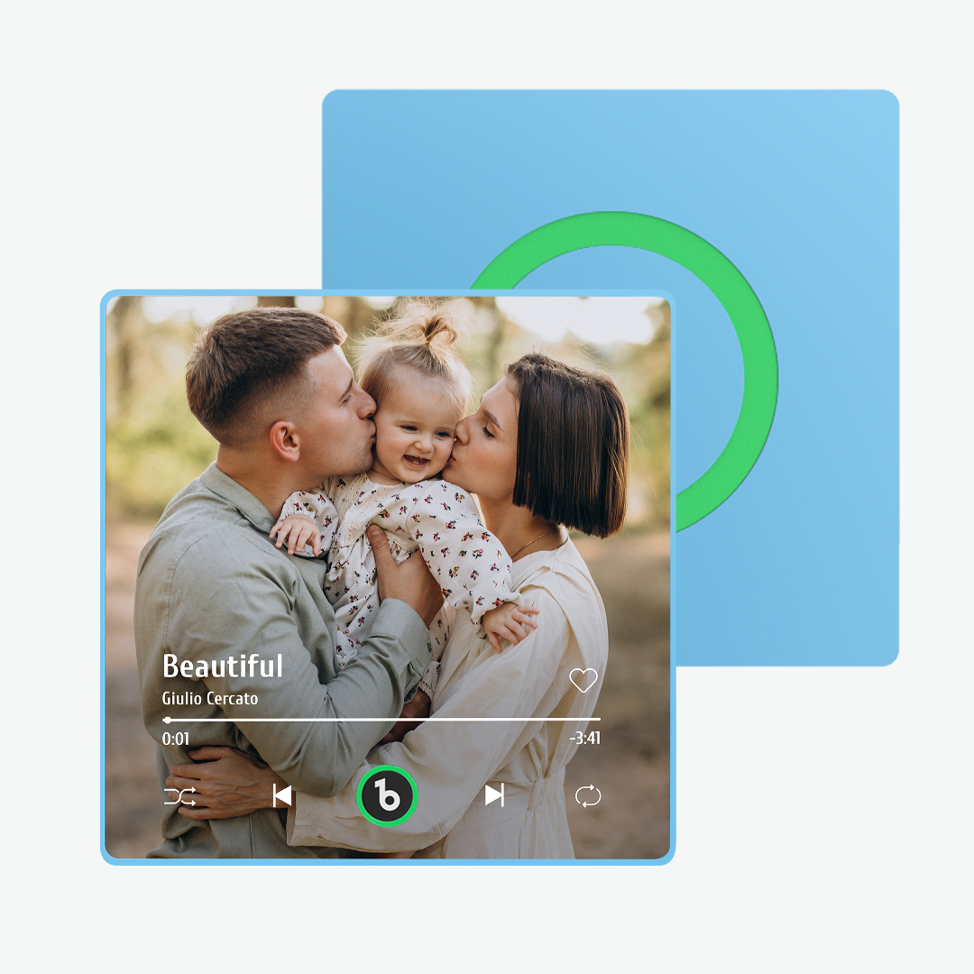 Custom Music Fridge Magnet New 4.0 Upgrade Colorful Frame Album Fridge Magnet Music Wall Photo Sticker Music Movement That Can Be Played Gift for Family - 