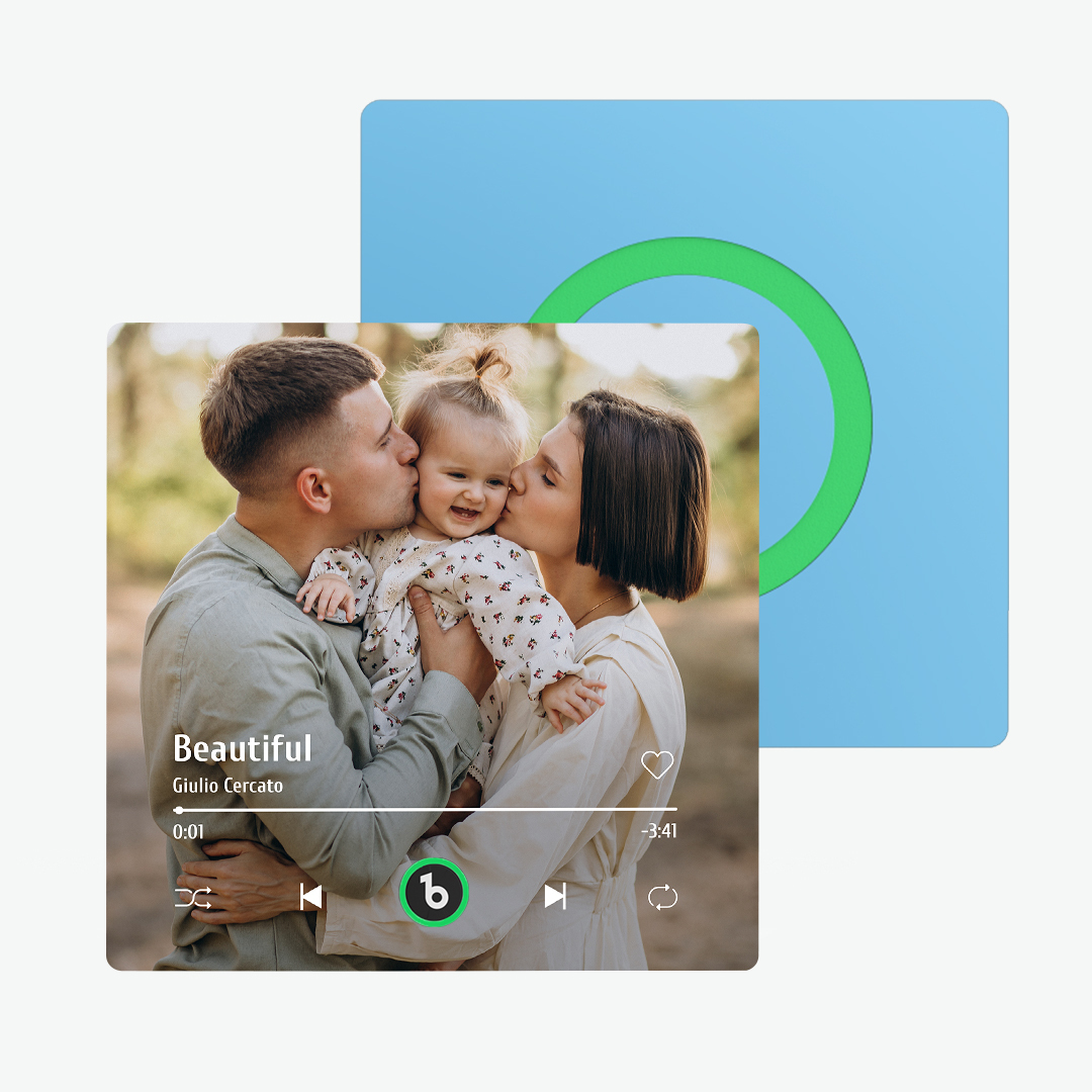 Custom Music Fridge Magnet New 4.0 Upgrade Colorful Frame Album Fridge Magnet Music Wall Photo Sticker Music Movement That Can Be Played Gift for Family - 