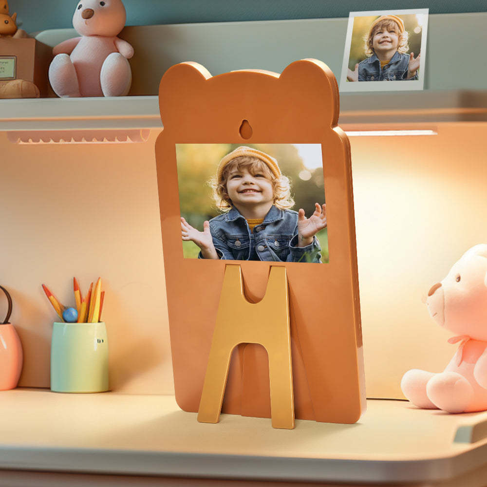 Custom Text and Photo Bear Daily Routine Chart Gifts for Children - Myphotowallet