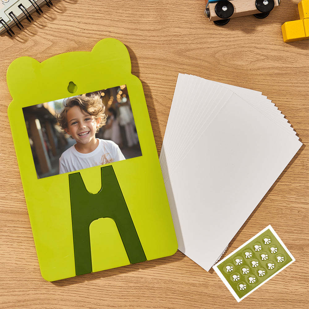 Custom Text and Photo Frog Daily Routine Chart Gifts for Children - Myphotowallet