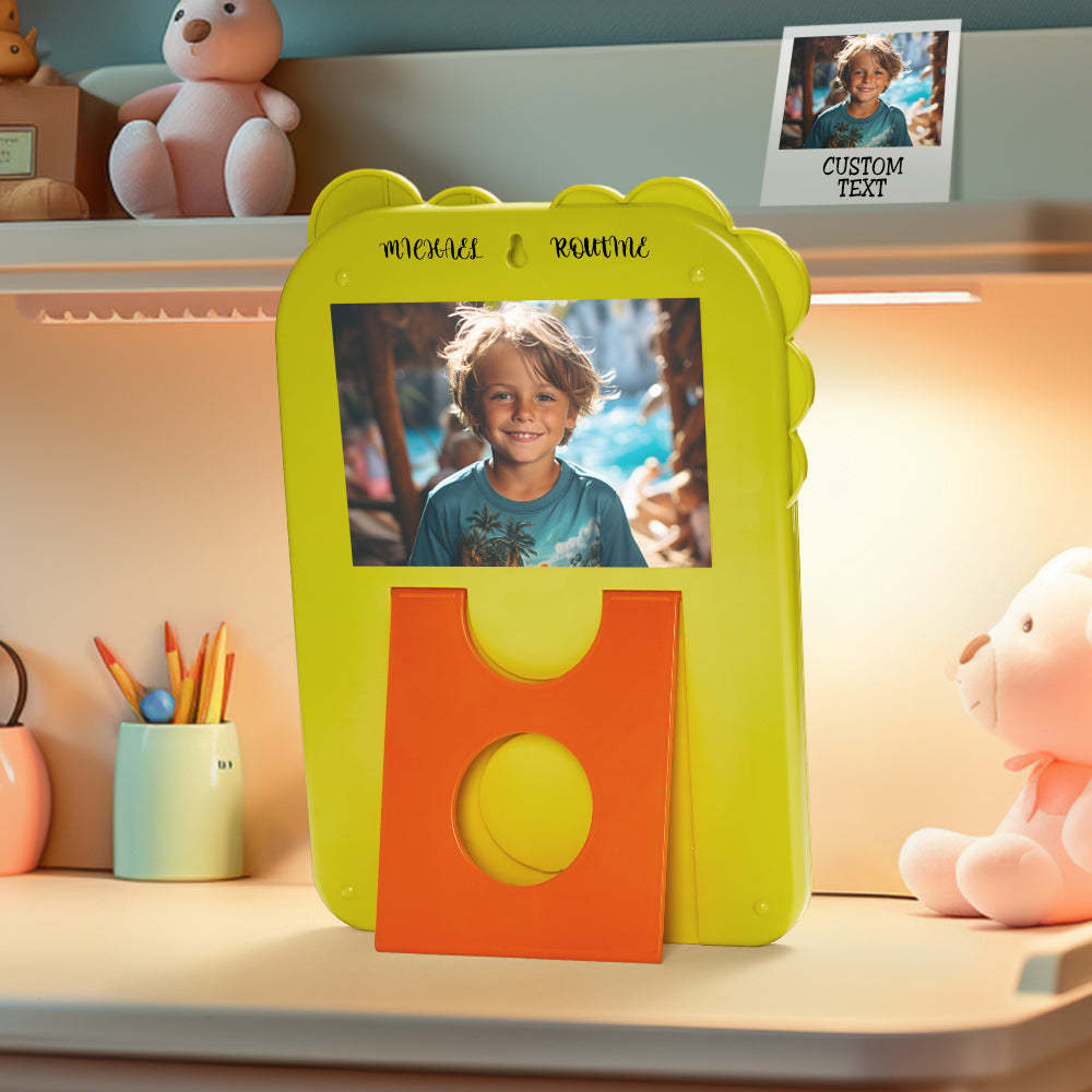 Custom Text and Photo Crocodile Daily Routine Chart Gifts for Children - Myphotowallet