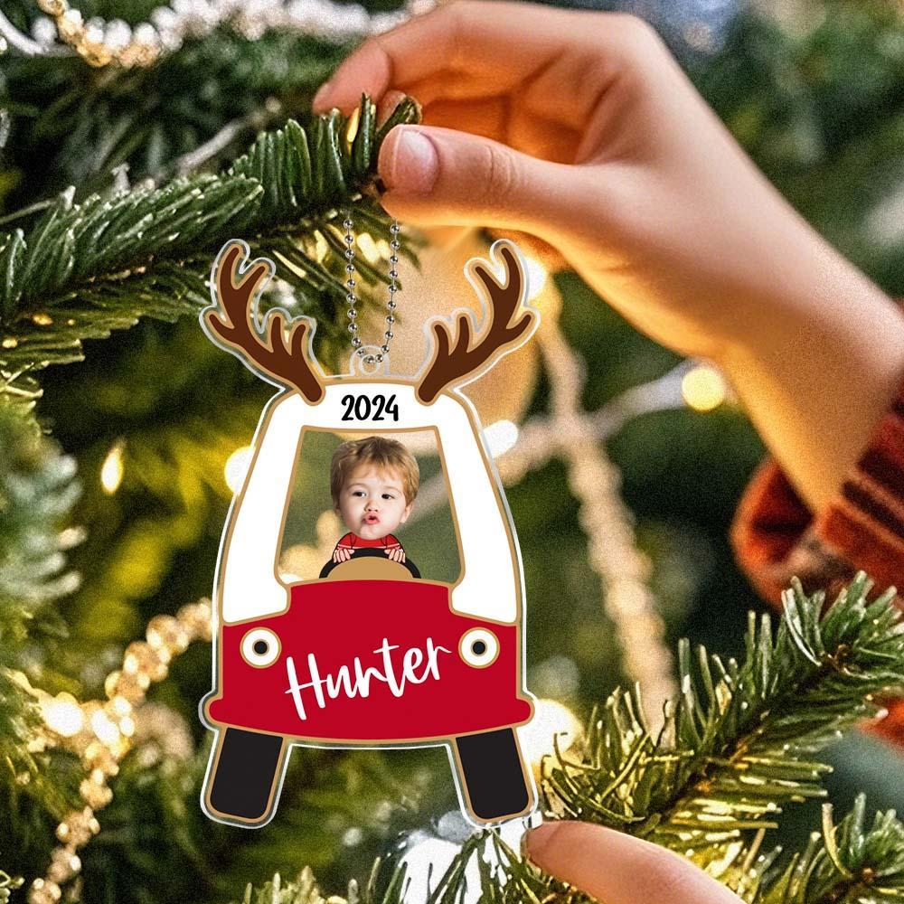 Custom Acrylic Ram's Horn Car Christmas Charms