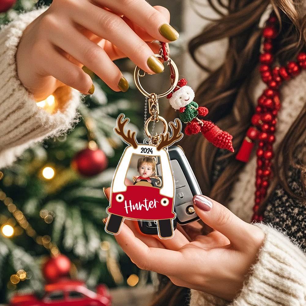 Custom Acrylic Ram's Horn Car Christmas Charms