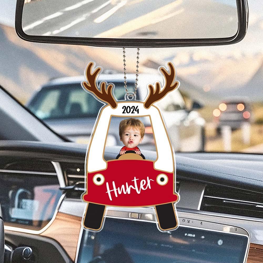 Custom Acrylic Ram's Horn Car Christmas Charms