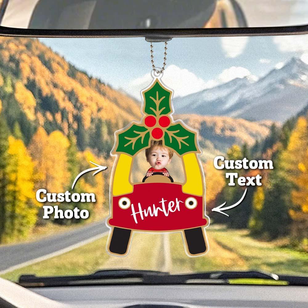 Custom Acrylic Ram's Horn Car Christmas Charms