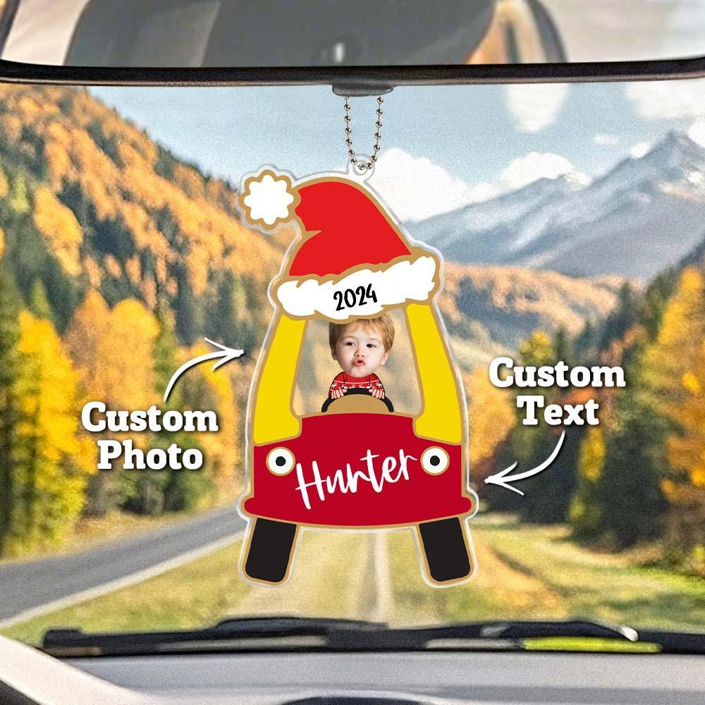 Custom Acrylic Ram's Horn Car Christmas Charms