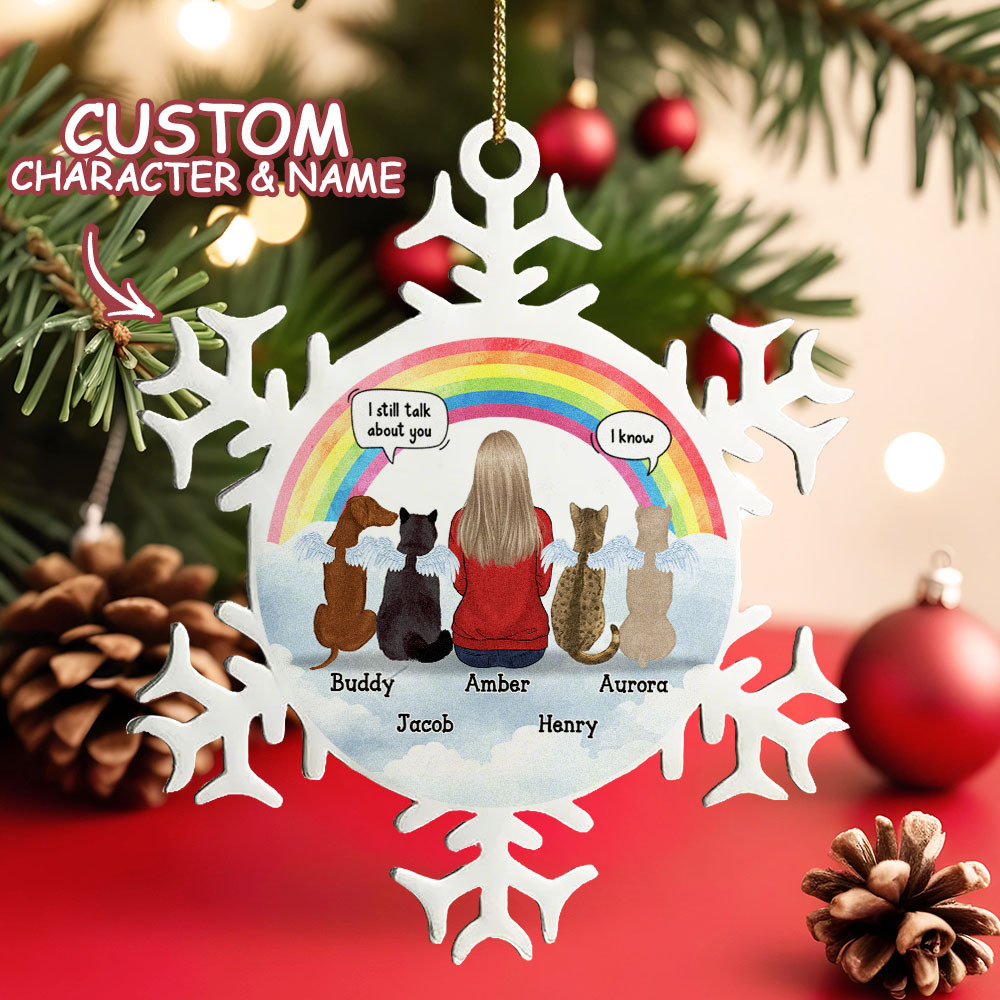 Personalized Christmas Memorial Pets Ornaments Christmas Ornament for Memorial Gift