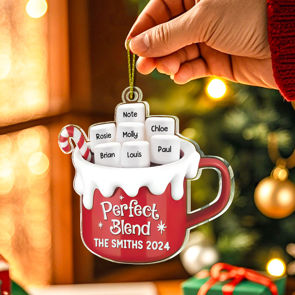 Perfect Blend - Personalized Custom Acrylic Ornament