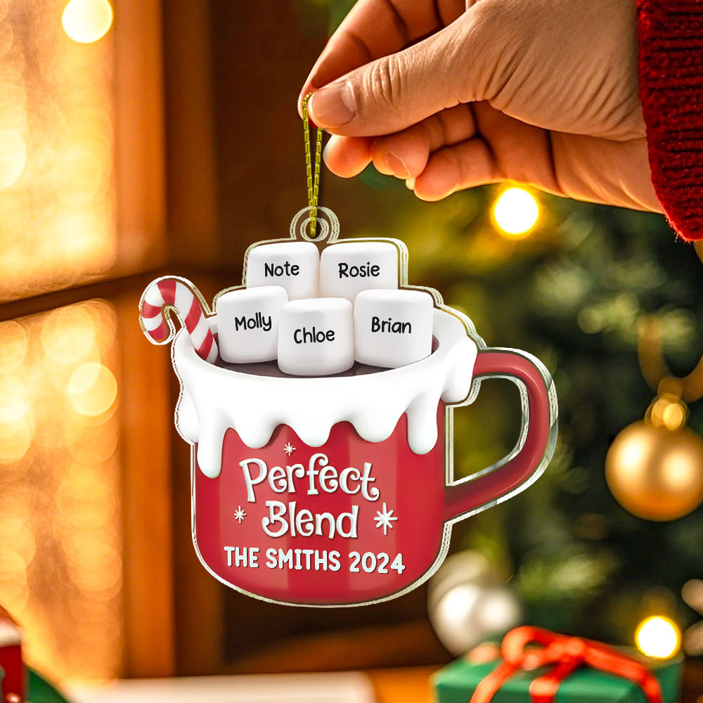 Perfect Blend - Personalized Custom Acrylic Ornament