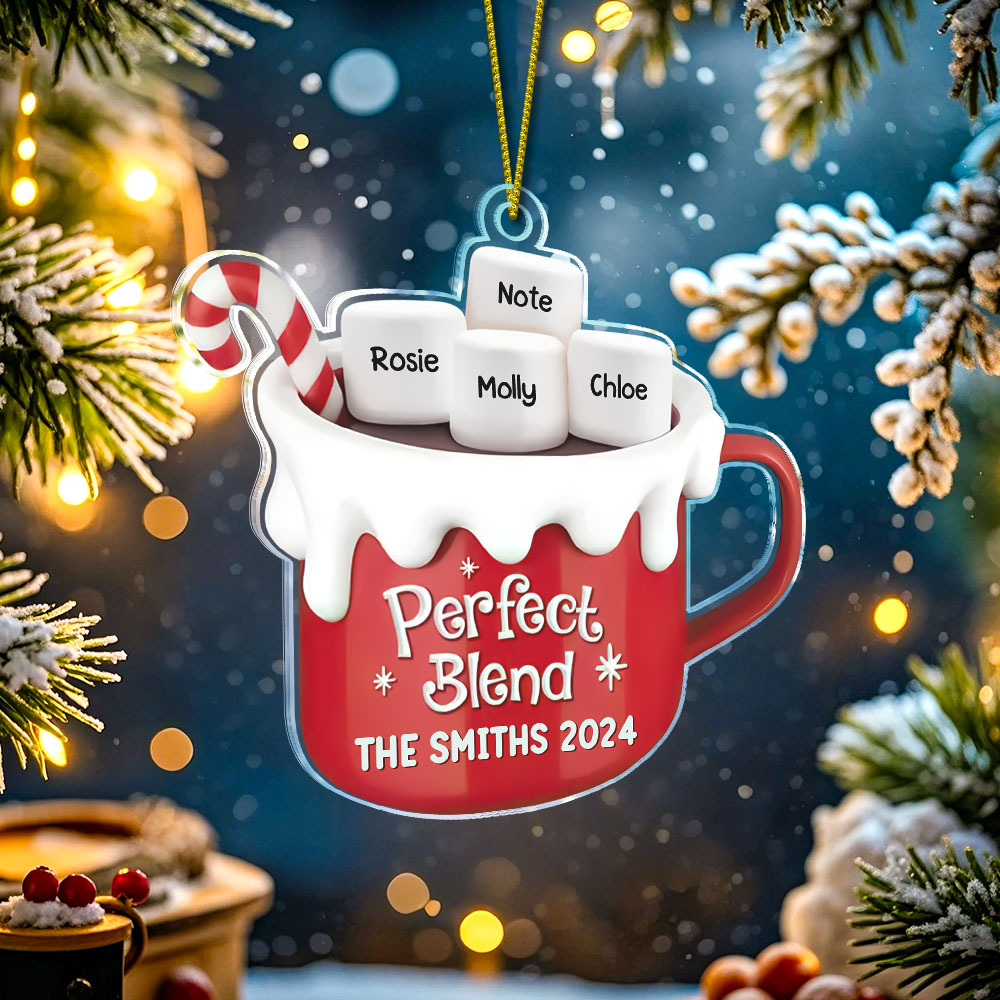 Perfect Blend - Personalized Custom Acrylic Ornament
