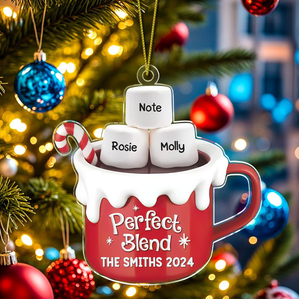 Perfect Blend - Personalized Custom Acrylic Ornament