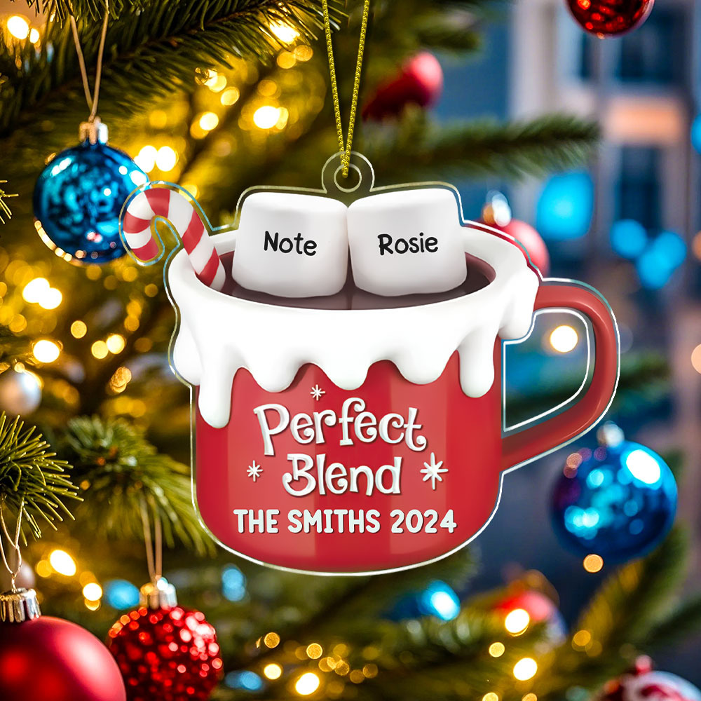 Perfect Blend - Personalized Custom Acrylic Ornament