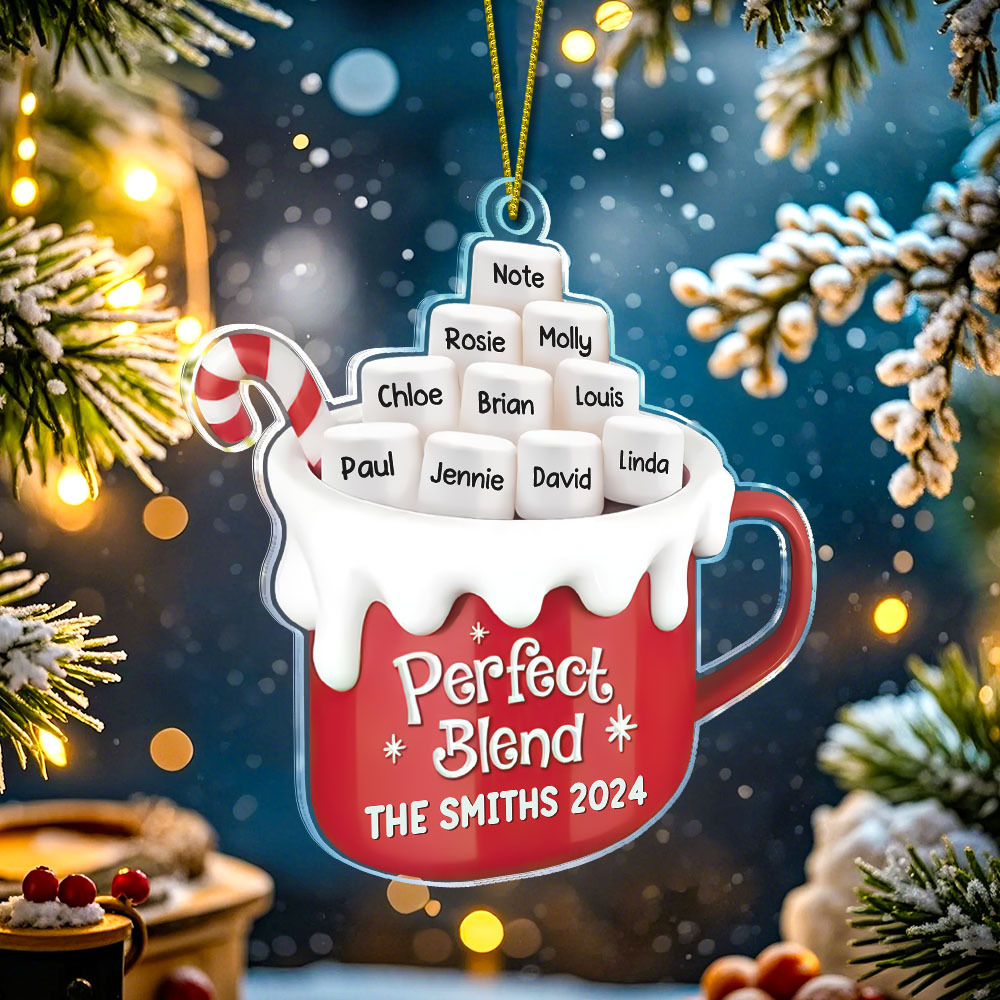 Perfect Blend - Personalized Custom Acrylic Ornament