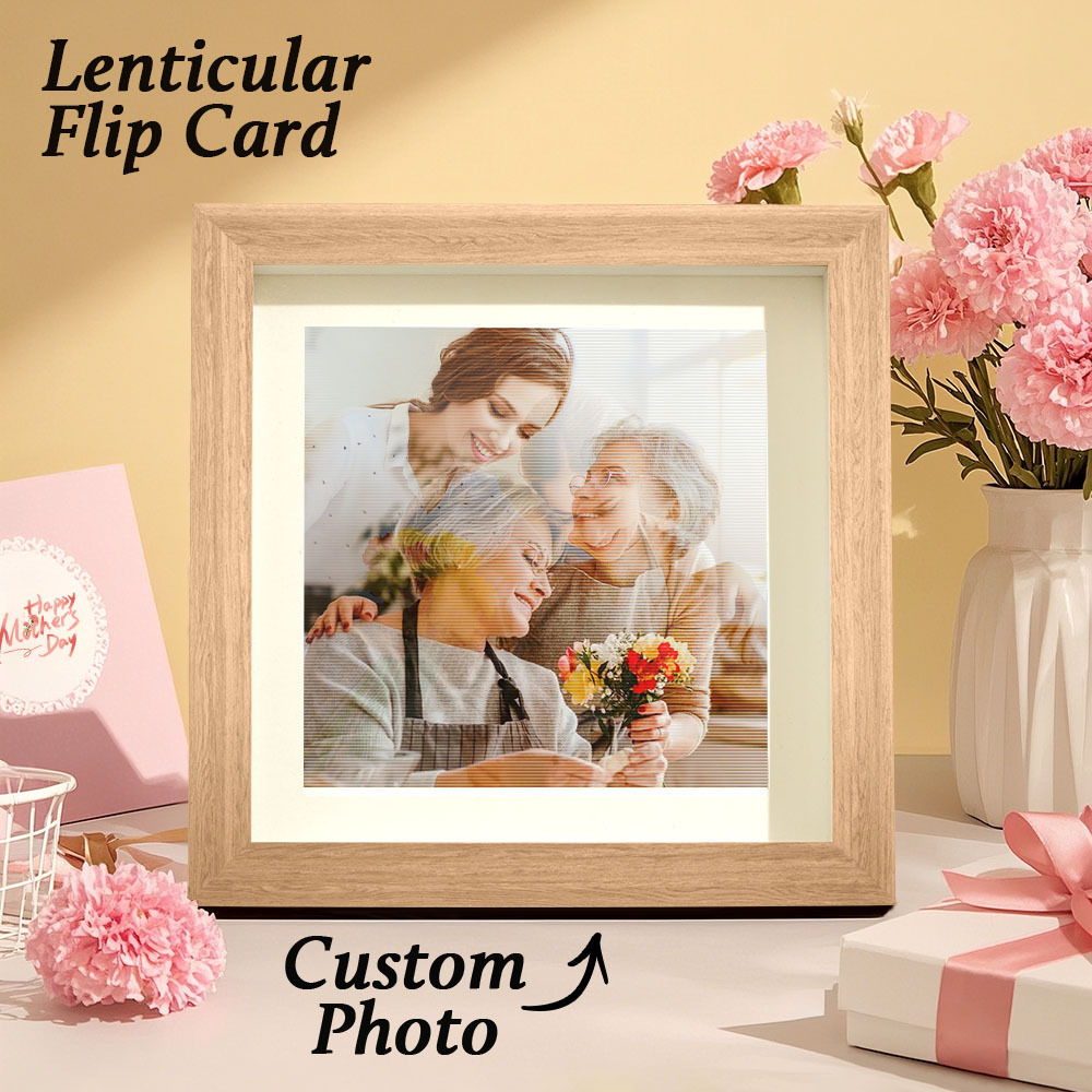 Custom Lenticular Photo Frame Gifts for Mom
