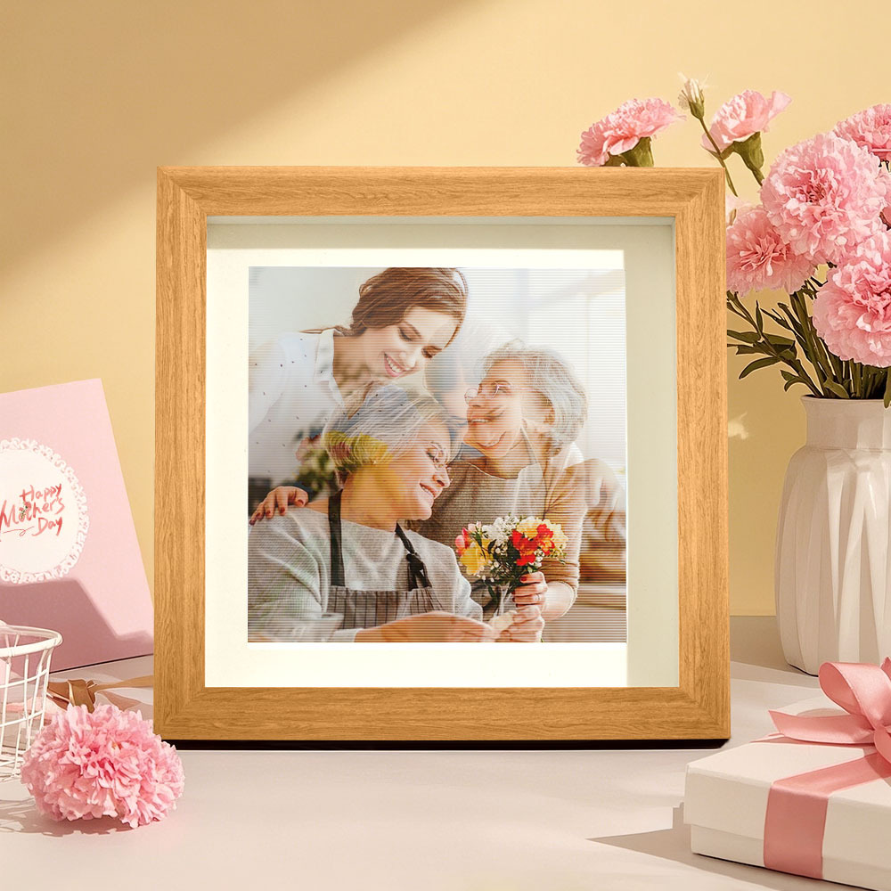Custom Lenticular Photo Frame Gifts for Mom