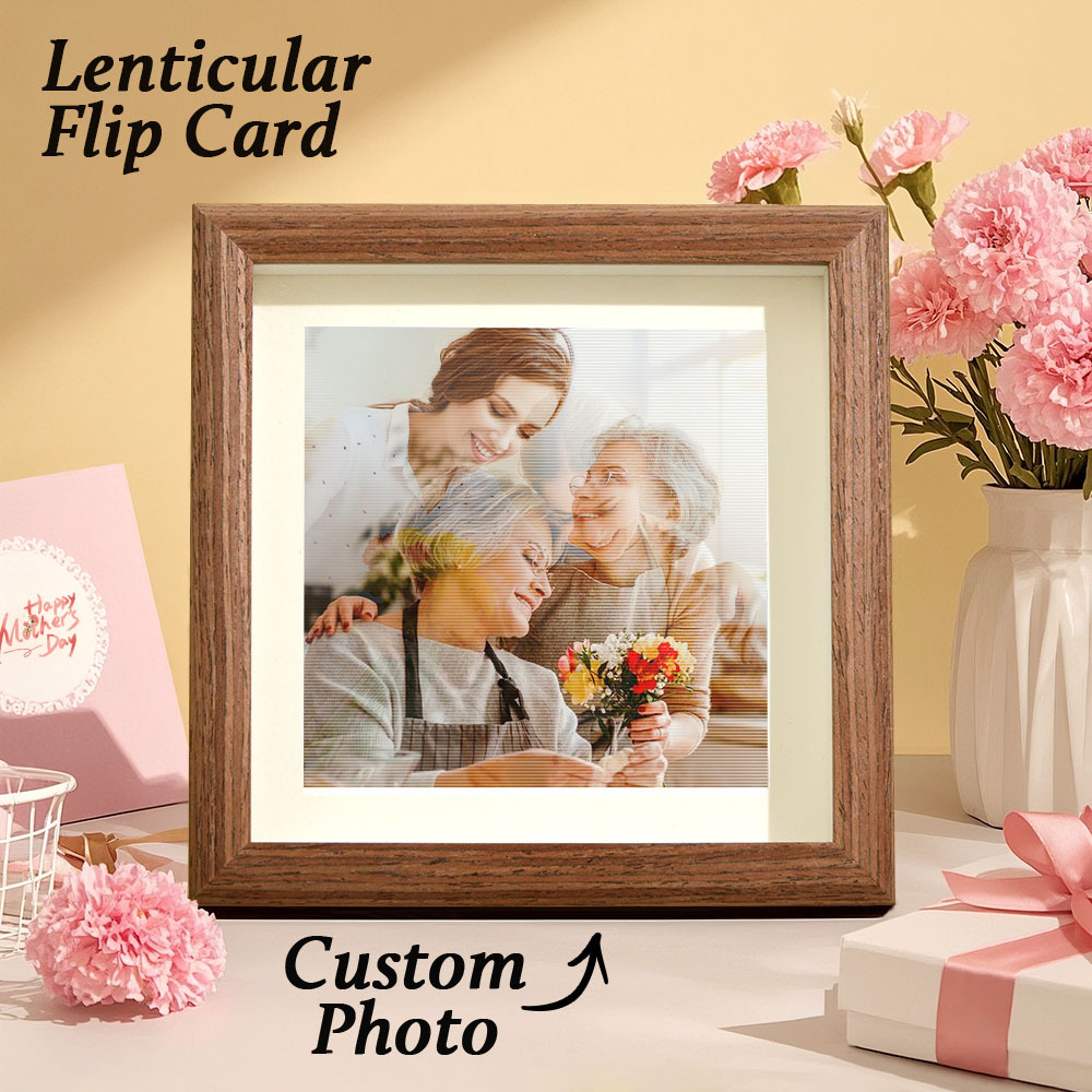 Custom Lenticular Photo Frame Gifts for Mom