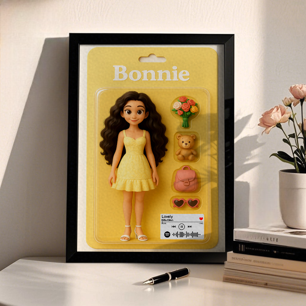 Custom Starter Pack Portrait, Personalized Portrait 3D Blister Toy Art, Custom Action Figure