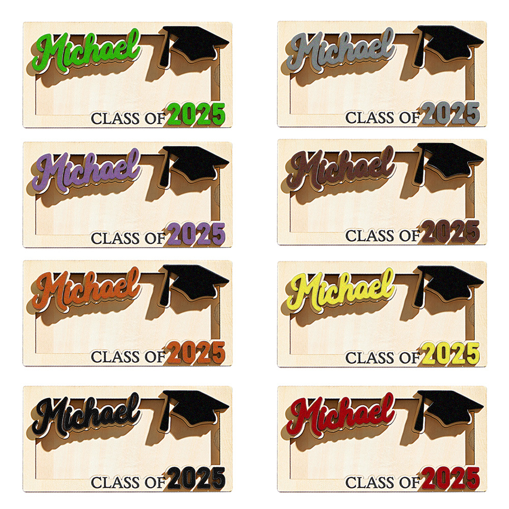 Personalized Graduation 2025 Money Holder Gift, Custom Gift for Grad Student, Gift for High School Senior, Custom Grad Name Cash Holder