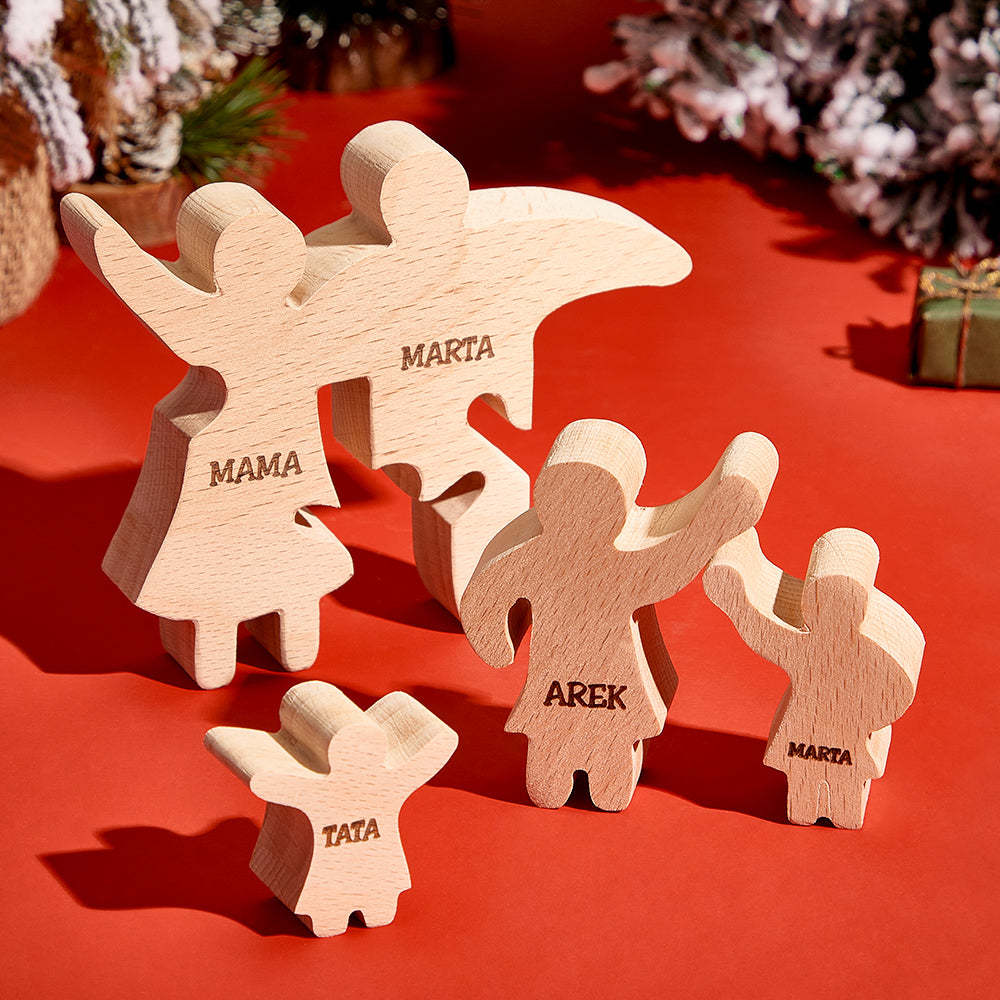 Personalized Wooden Family Puzzle Decor Custom Name Gifts for any Occasion - NameNecklace - myphotowallet