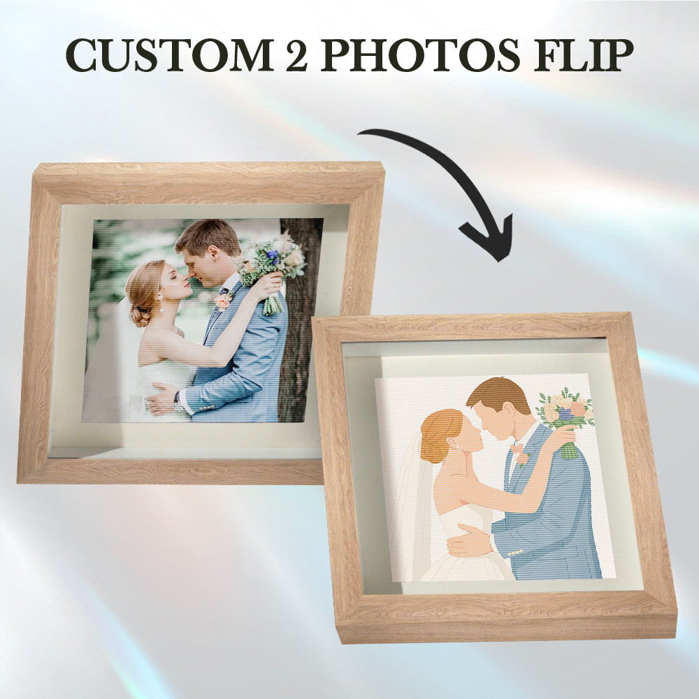 Custom Lenticular Photo Portrait Frame Gifts