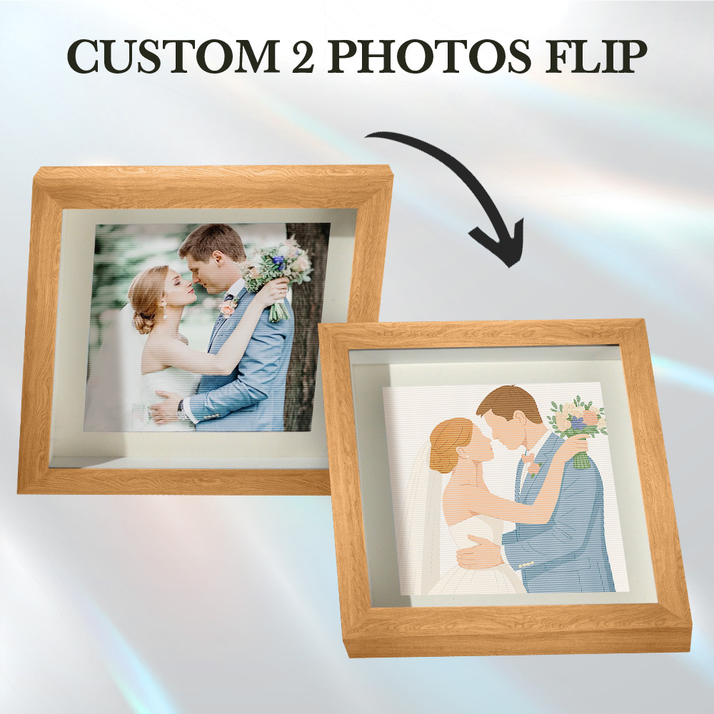 Custom Lenticular Photo Portrait Frame Gifts