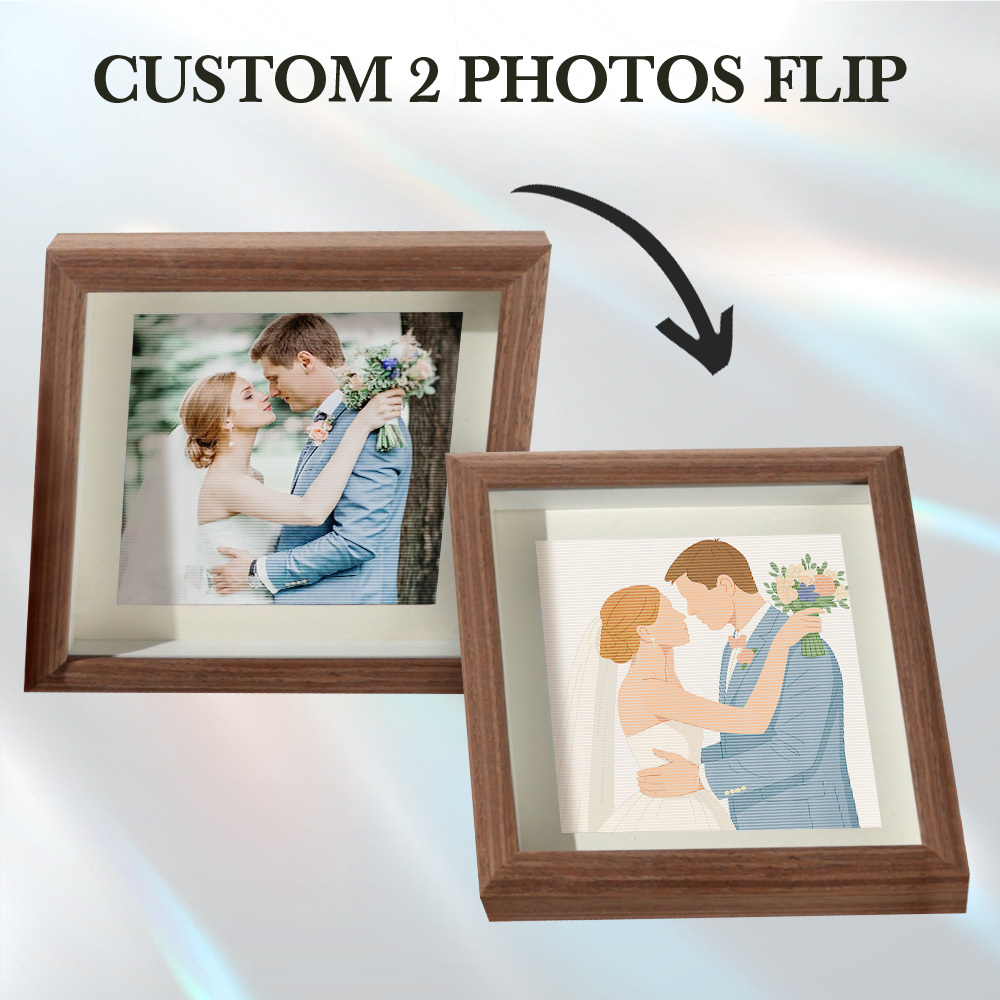 Custom Lenticular Photo Portrait Frame Gifts