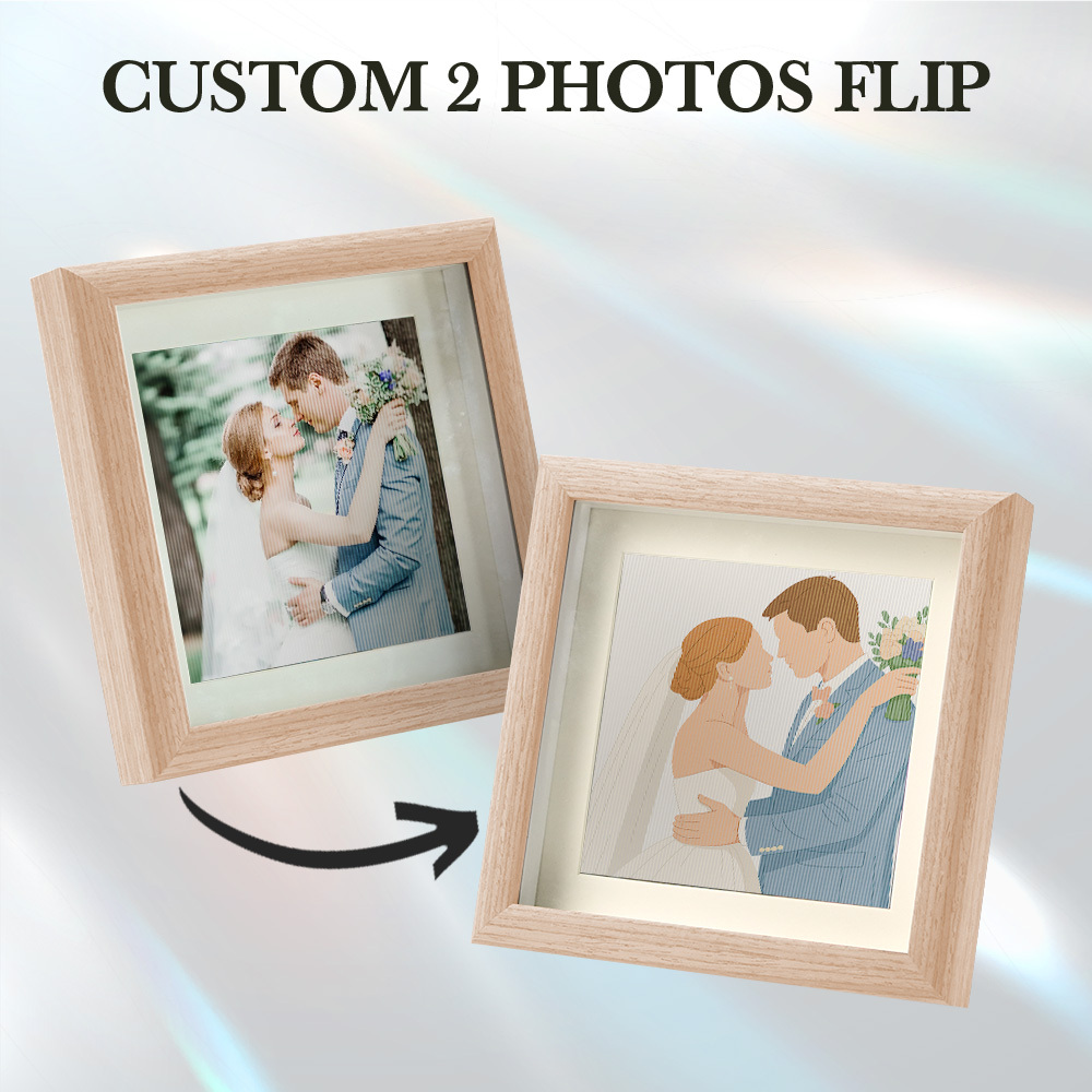 Custom Lenticular Photo Portrait Frame Gifts