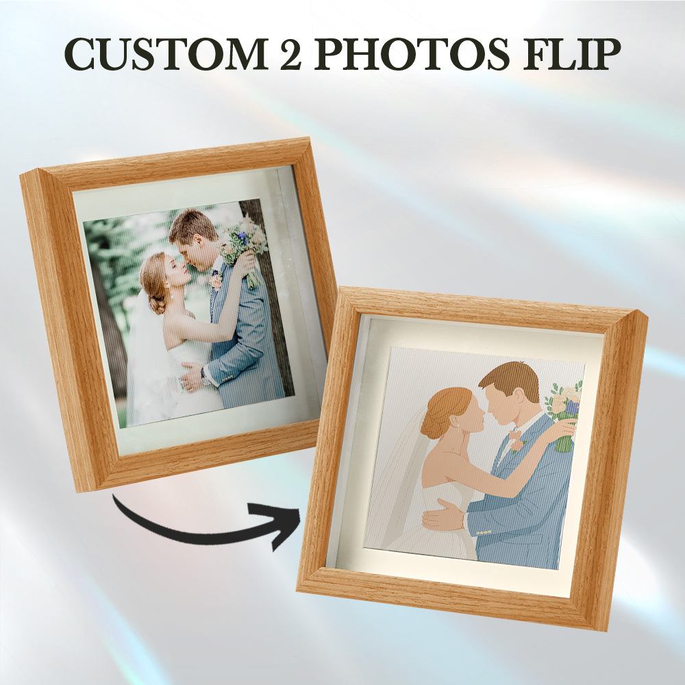Custom Lenticular Photo Portrait Frame Gifts