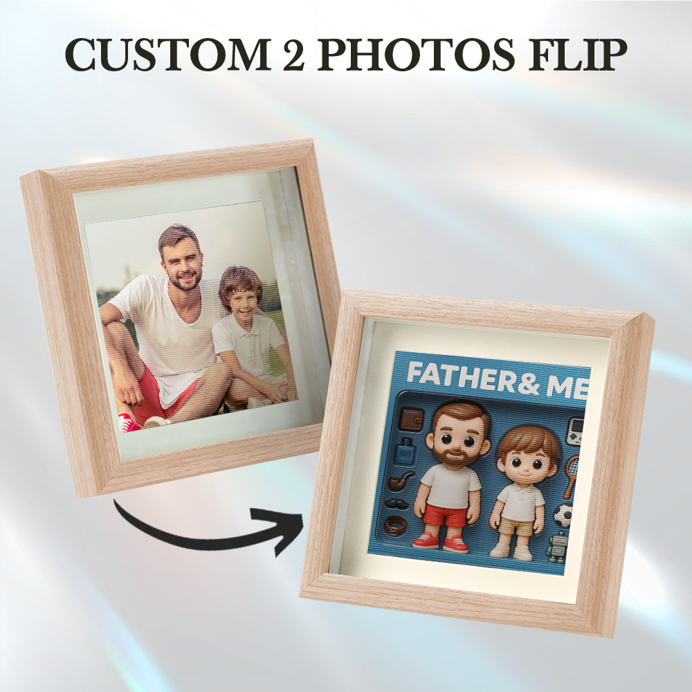 Custom Lenticular Photo Cartoon Frame Gifts