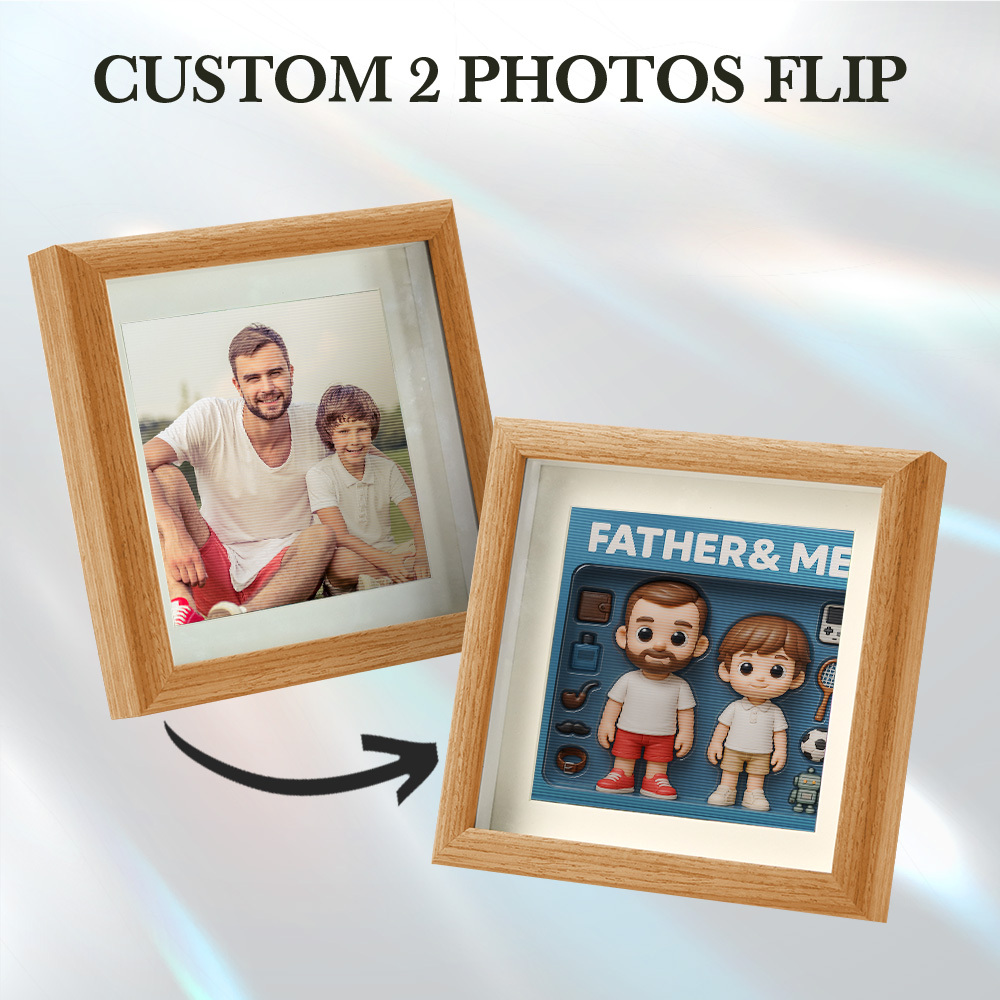 Custom Lenticular Photo Cartoon Frame Gifts