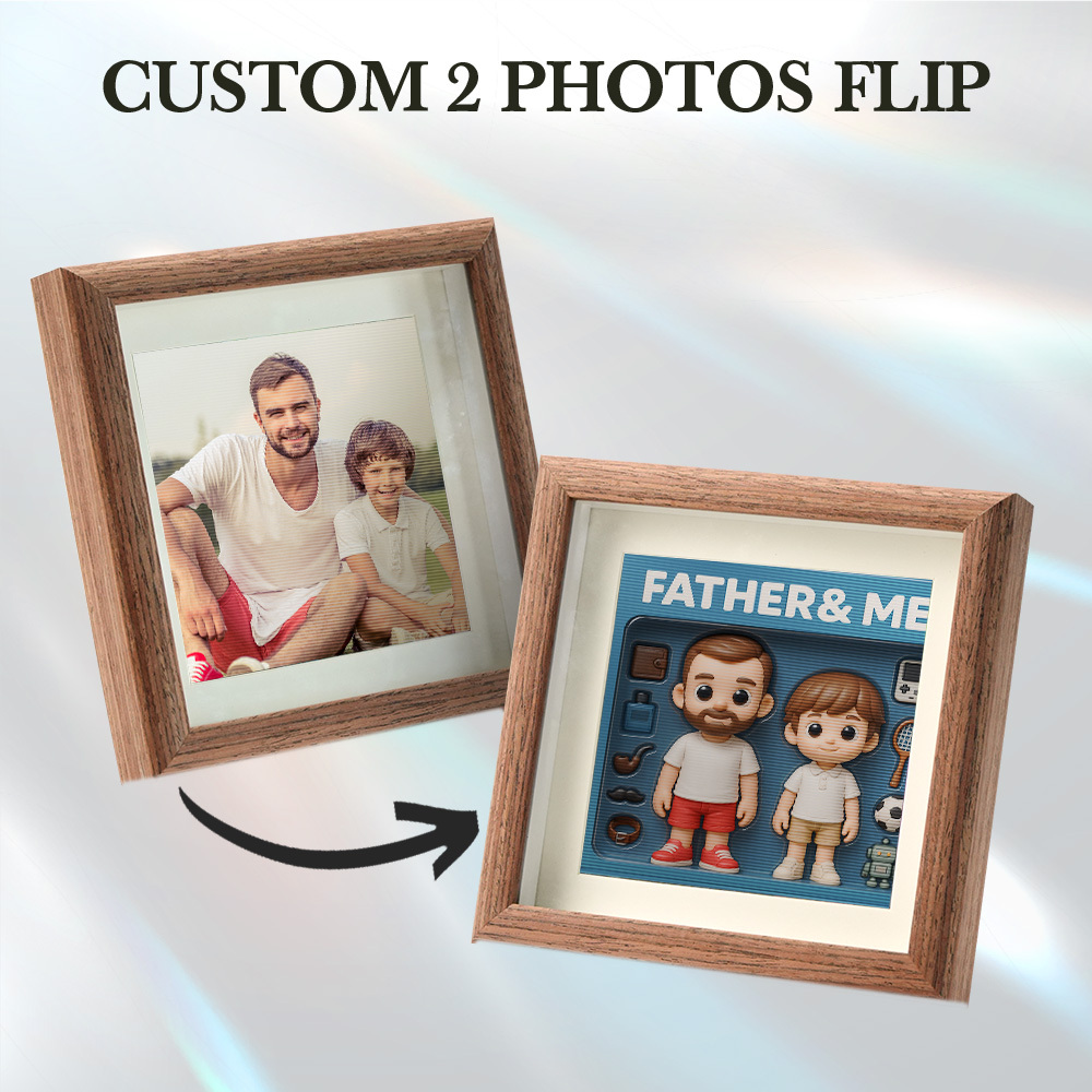 Custom Lenticular Photo Cartoon Frame Gifts