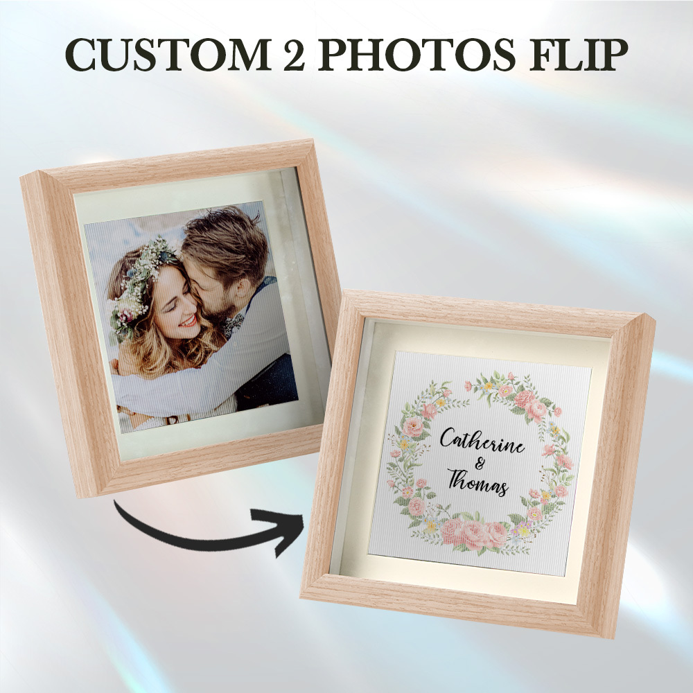 Custom Name Lenticular Photo Portrait Frame Gifts