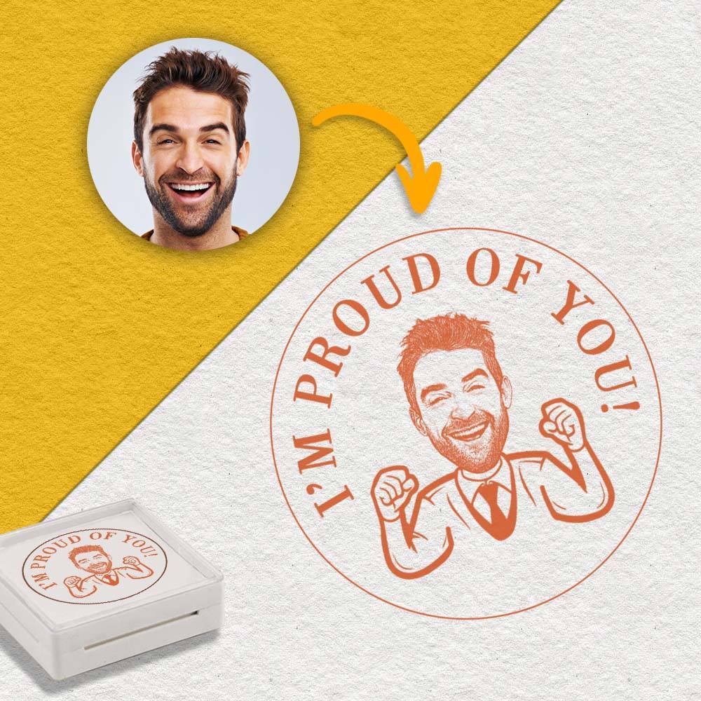 Personalized Teacher Stamp, Custom Bitmoji Stamps, Library Stamp, Custom Stamp, Teacher Gift, Custom Logo for Your Own Teacher