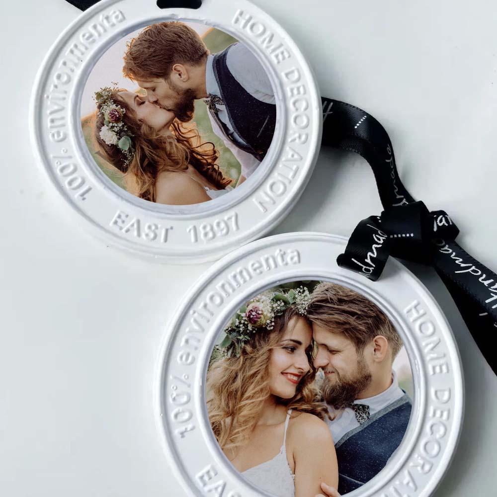 Customized photo aroma plaster hanging ornament for cars, featuring long-lasting solid fragrance, perfect for birthdays, fan support events, and gifts for fangirls - myphotowallet