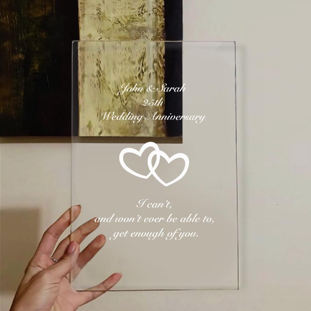 Custom Plaque With Text - Myphotowallet