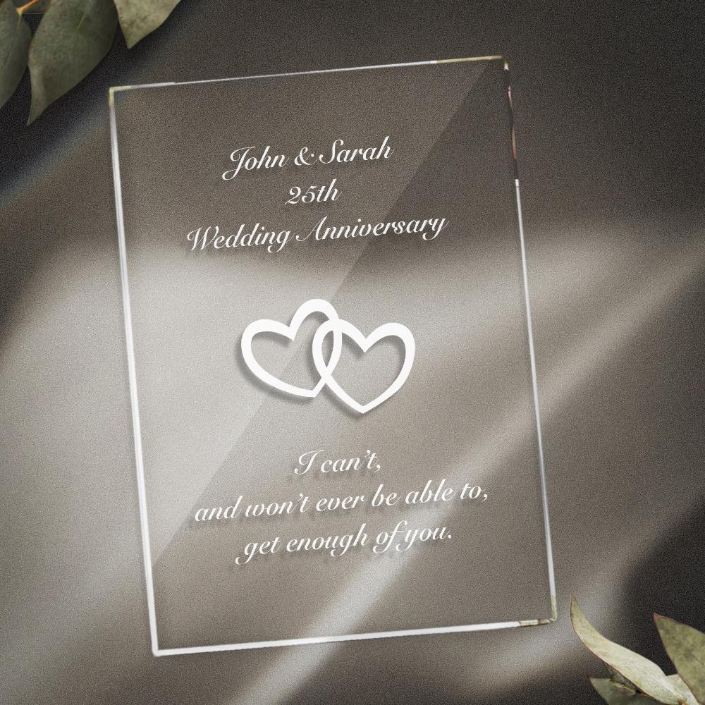 Custom Plaque With Text - Myphotowallet