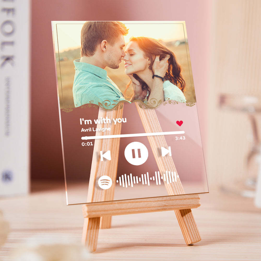 Custom Spotify Plaque Gifts for Lover Gustom Photo Plaque