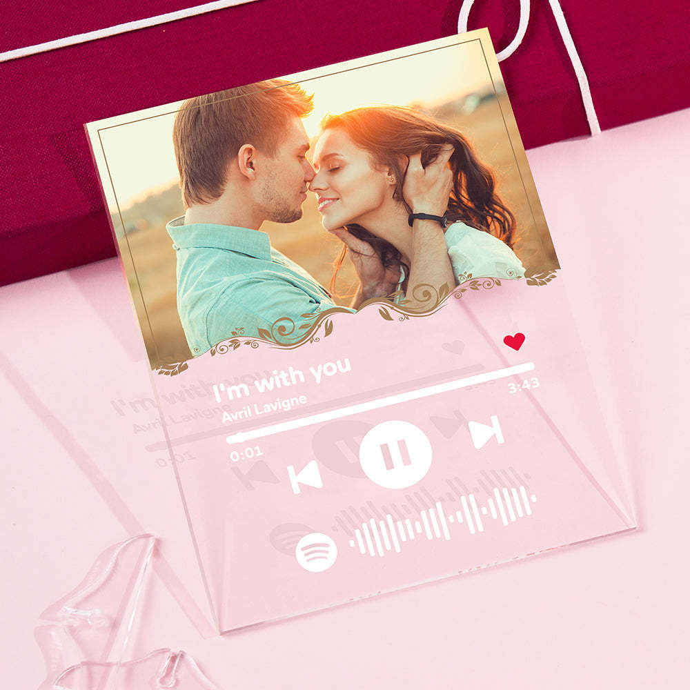 Custom Spotify Plaque Gifts for Lover Gustom Photo Plaque
